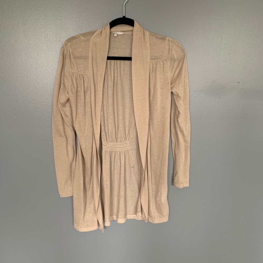Etam Lightweight Cardigan Cream Size Small